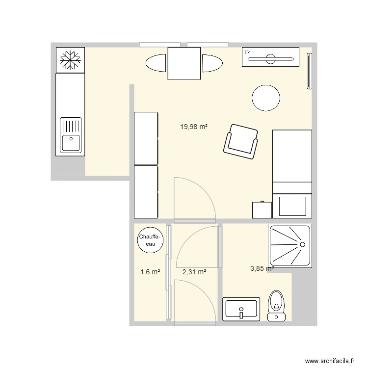 Mamie. Plan de 0 pièce et 0 m2