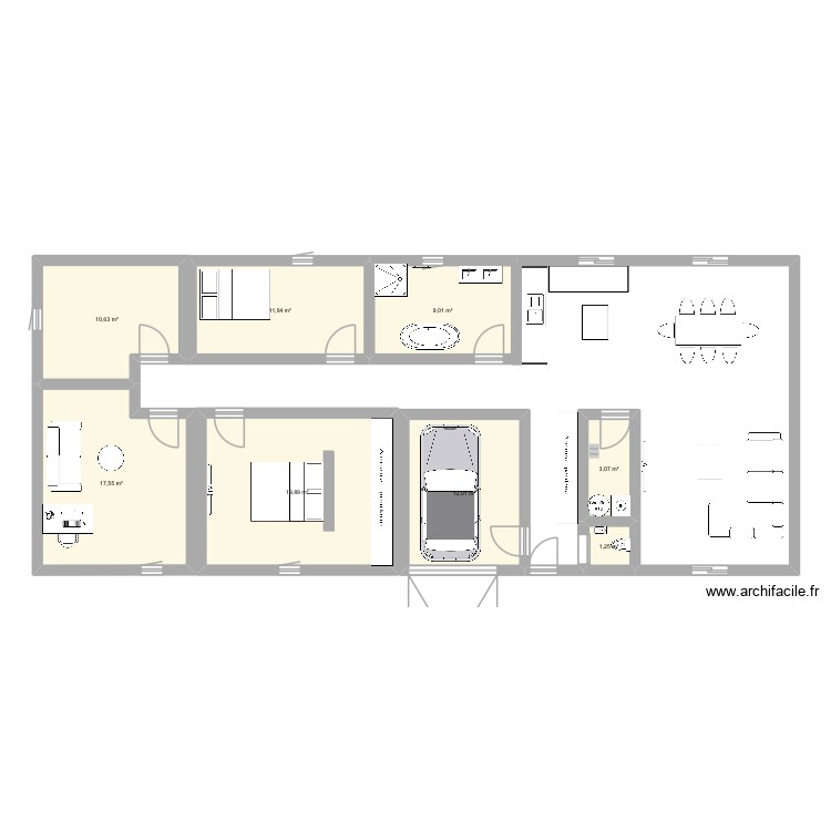 Home. Plan de 0 pièce et 0 m2
