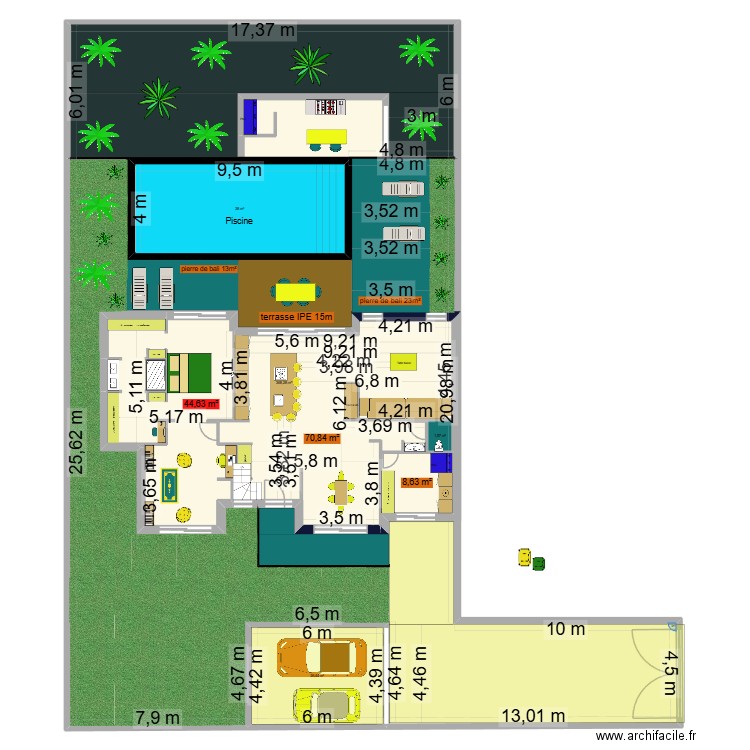 prefailles projet querouard rdc finale 1. Plan de 13 pièces et 804 m2