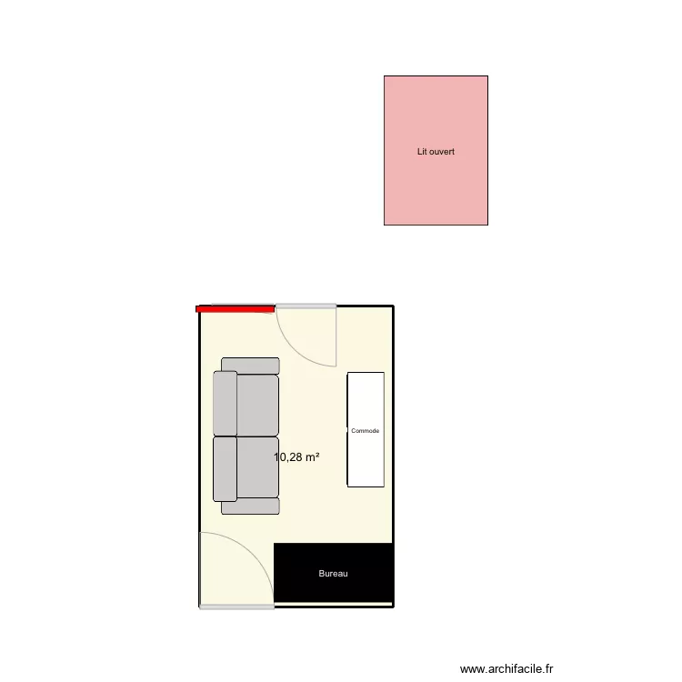 .Chambre enfant. Plan de .Chambre enfant. Plan de
