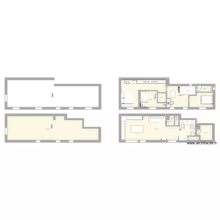 Cantaron Init Bas2. Plan de 13 et 170 m² Cantaron Init Bas2. Plan de 13 et 170 m²