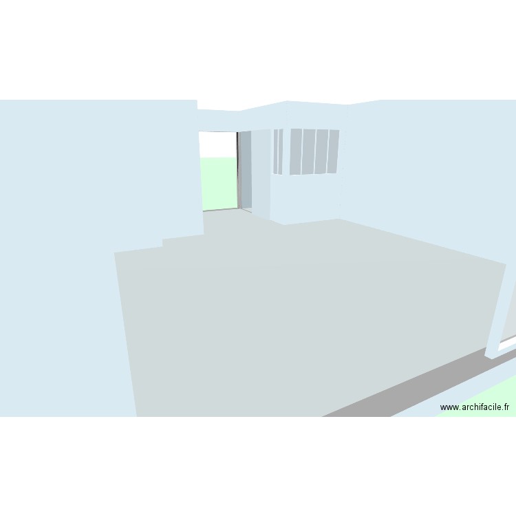 plan Concierge. Plan de 3 pièces et 40 m2