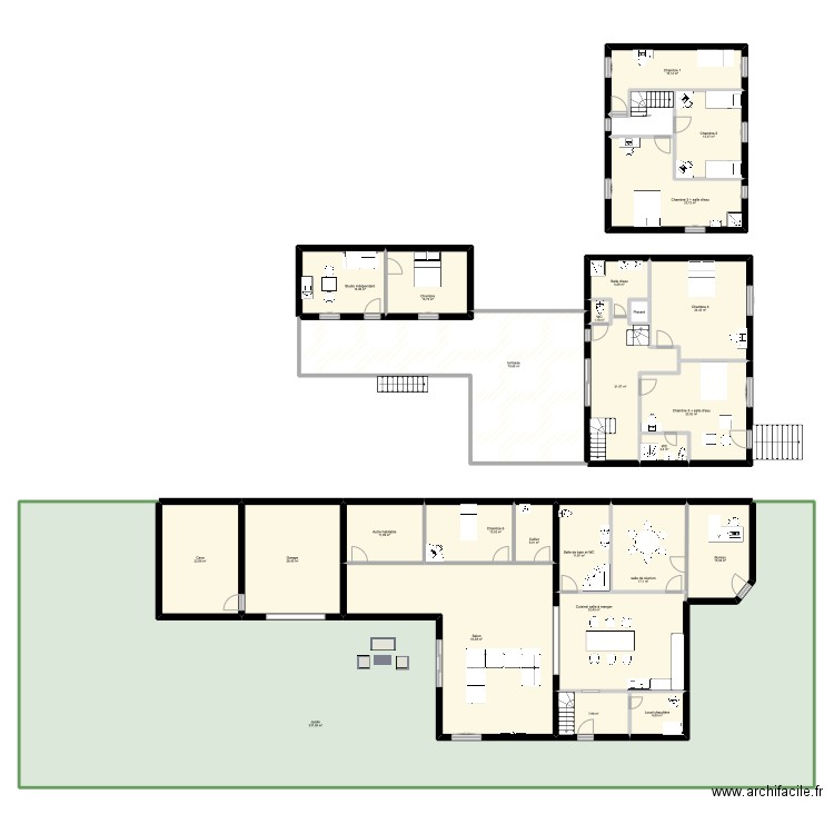 Maison d'AVenir. Plan de 27 pièces et 815 m2