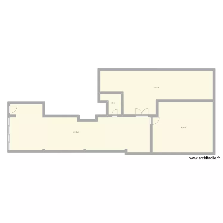 Local commercial. Plan de 