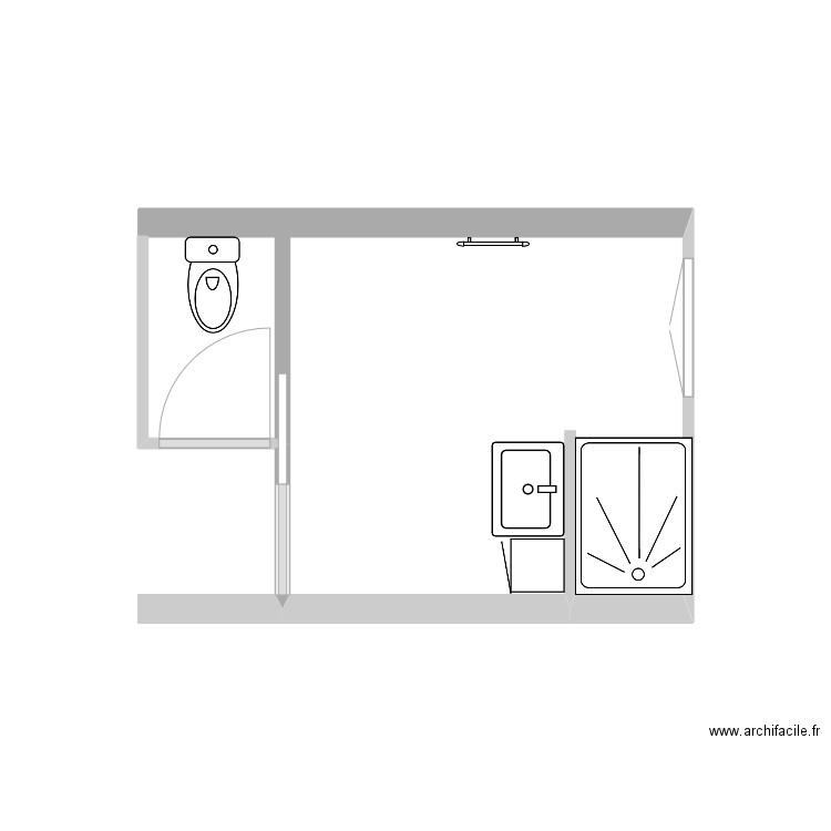 Portaou SDB 001. Plan de 0 pièce et 0 m2