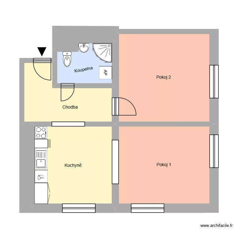 Čs. exilu 548, byt 10. Plan de 11  et 180 m²