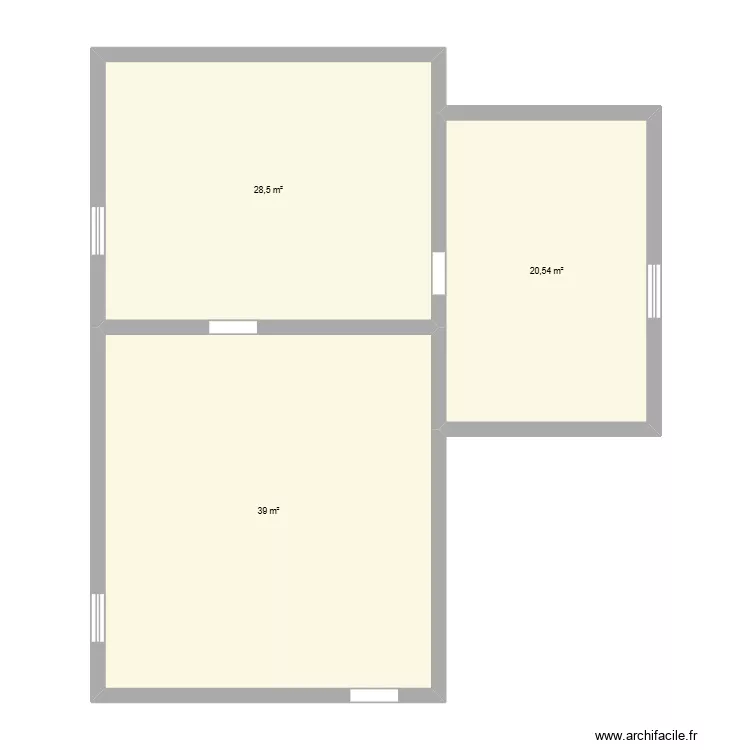 maison v2. Plan de 3 et 88 m² maison v2. Plan de 3 et 88 m²