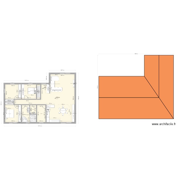 essai toiture. Plan de 0 pièce et 0 m2