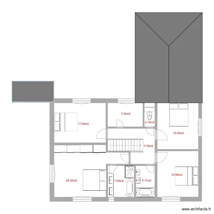 Plan d'ensembble Waterloo - Etage. Plan de 