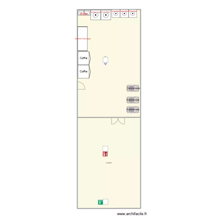plan d'implantation nettoyage P2. Plan de 2 Pièces et 141 m² plan d'implantation nettoyage P2. Plan de 2 Pièces et 141 m²