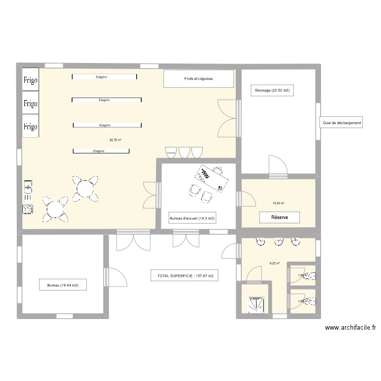 Local idéal. Plan de 0 pièce et 0 m2