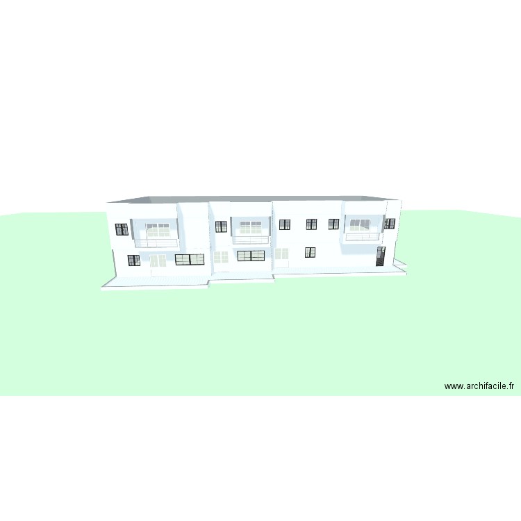 PROJET ILOT K. Plan de 9 pièces et 846 m2