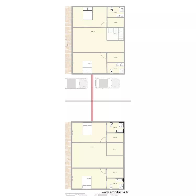 parcelle an 280. Plan de 