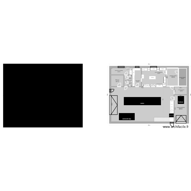 La Rôtisserie des Saveurs 2. Plan de 14 pièces et 394 m2