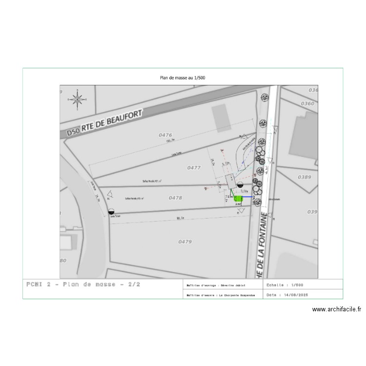 Jublot. Plan de 0 pièce et 0 m2