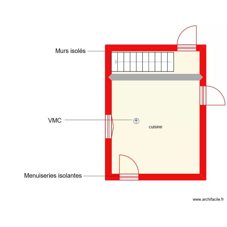 ANCA RDJ état étape 1 et 2. Plan de 2 et 18 m² ANCA RDJ état étape 1 et 2. Plan de 2 et 18 m²