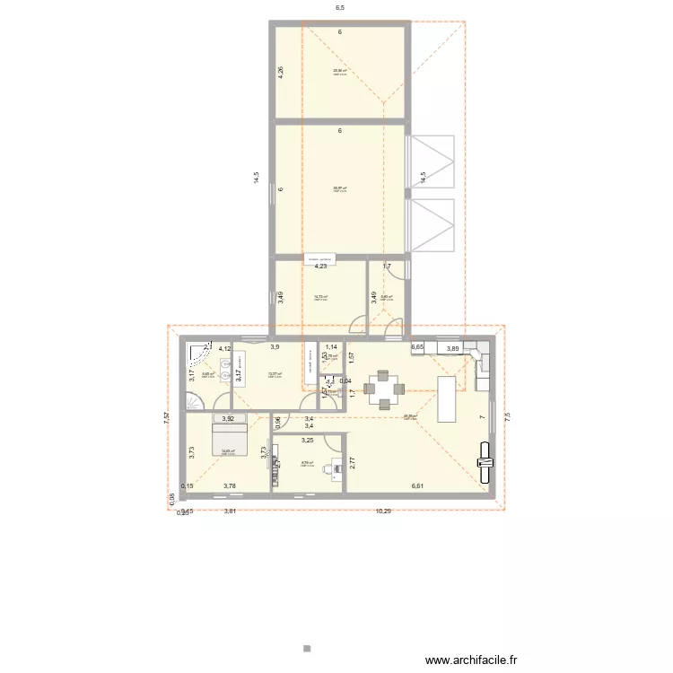 plan 2. Plan de 11 et 178 m² plan 2. Plan de 11 et 178 m²