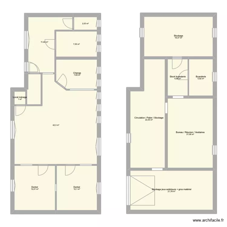 MAM. Plan de 14 Pièces et 190 m² MAM. Plan de 14 Pièces et 190 m²