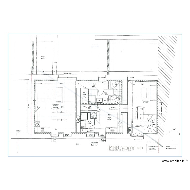 JOURDON ELIAN RDC . Plan de 0 pièce et 0 m2
