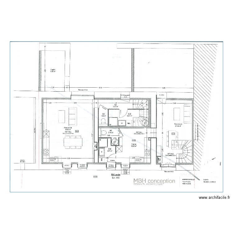 JOURDON ELIAN RDC . Plan de 0 pièce et 0 m2