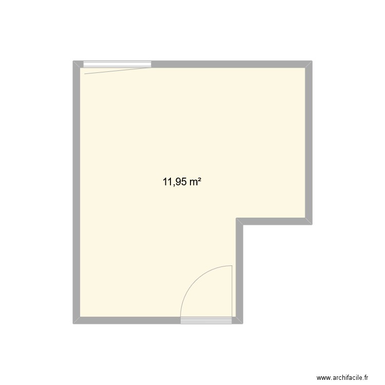 salle de bain. Plan de 1 pièce et 12 m2