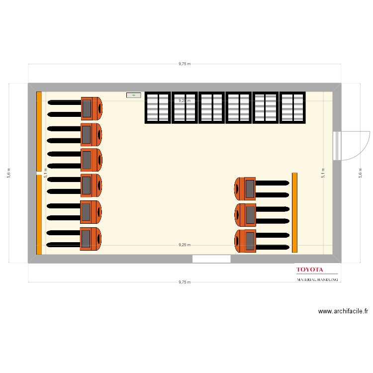 SCHENKER 3. Plan de 1 pièce et 47 m2