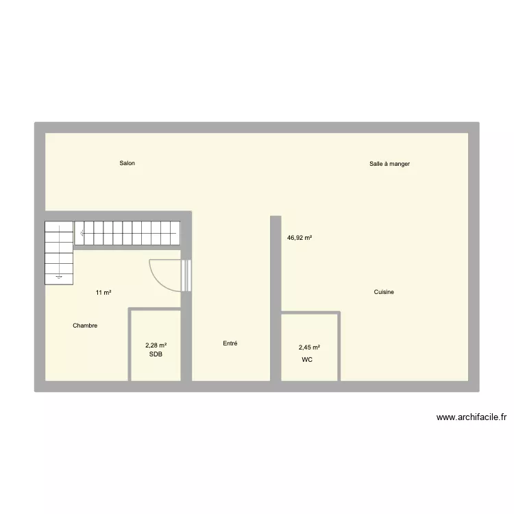 Double Flux RDC. Plan de 