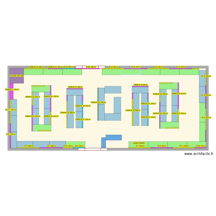 EXPO ESTIVALE 2024-VERS1. Plan de 1 pièce et 202 m2