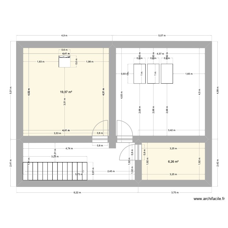 Clabec cave 1. Plan de 0 pièce et 0 m2 Clabec cave 1. Plan de 0 pièce et 0 m2