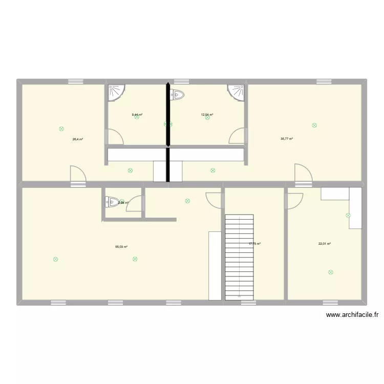 thil 101.102.201.202. Plan de 8 Pièces et 181 m²