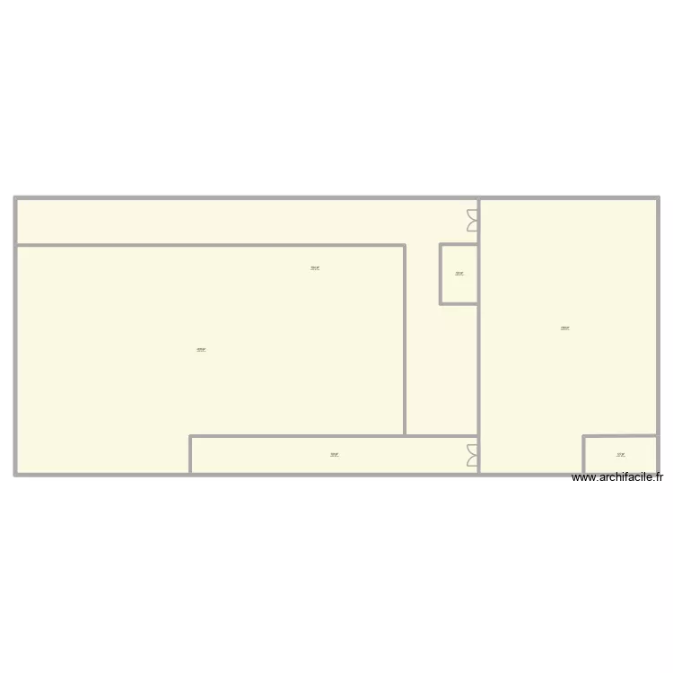 Bar et Salle de spectacle. Plan de 6  et 769 m²