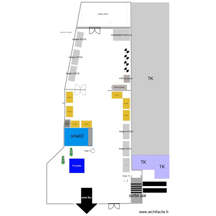 ZONE KITTING. Plan de 0 pièce et 0 m2 ZONE KITTING. Plan de 0 pièce et 0 m2