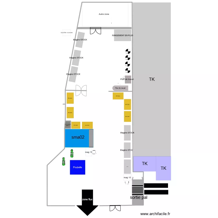 ZONE KITTING. Plan de 