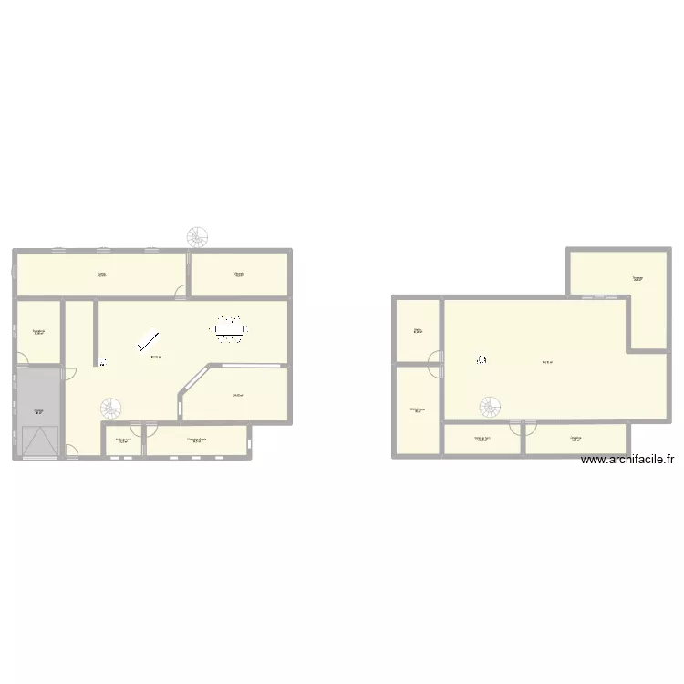 Maison id&eacute;ale V1. Plan de 