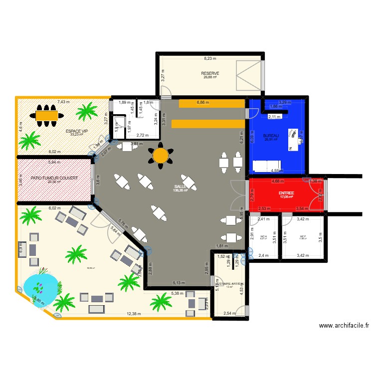 PLANS 1. Plan de 12 pièces et 399 m2