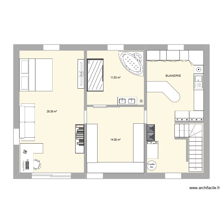 PLAN CHAMBRE. Plan de 0 pièce et 0 m2