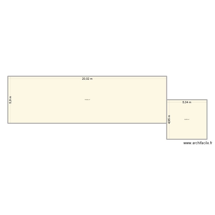 Plan château d\'Eve. Plan de 2 pièces et 143 m2