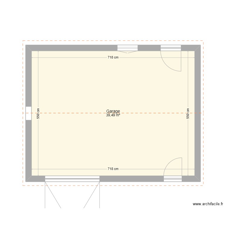 garage chris. Plan de 0 pièce et 0 m2