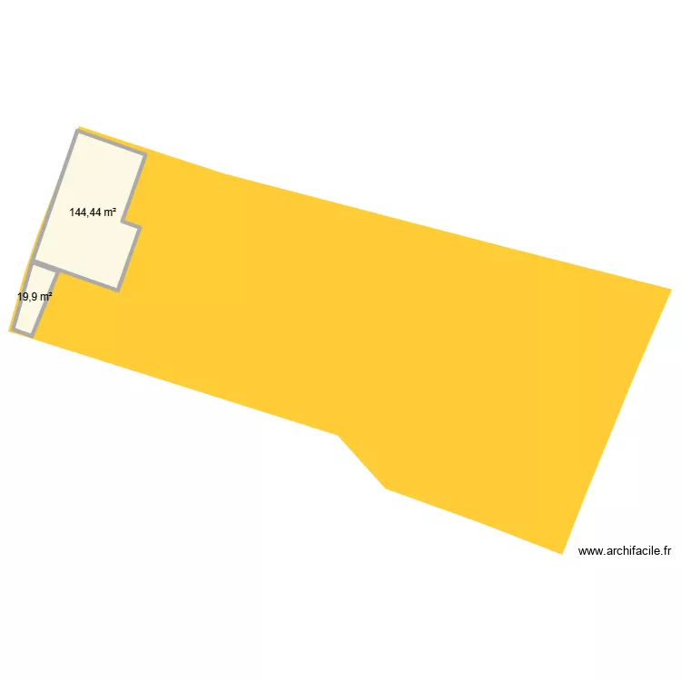 ABRI VOITURE 3. Plan de 2 pièces et 164 m²