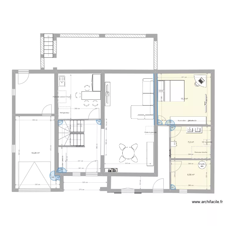 Plan maison 1. Plan de 7 et 112 m² Plan maison 1. Plan de 7 et 112 m²