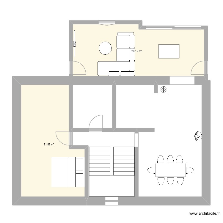 Maison. Plan de 0 pièce et 0 m2