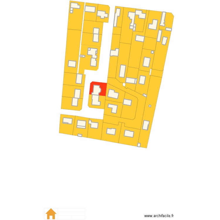Cadastre Mourmelon. Plan de 0 pièce et 0 m2