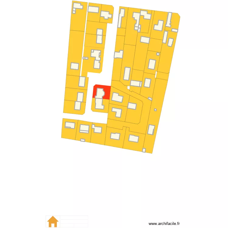 Cadastre Mourmelon. Plan de 