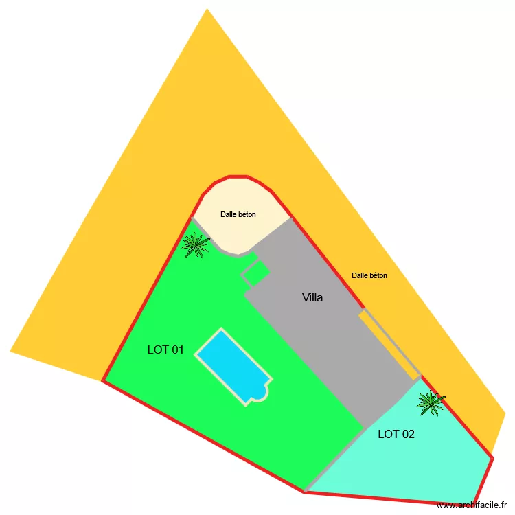 PAREAU 3. Plan de 