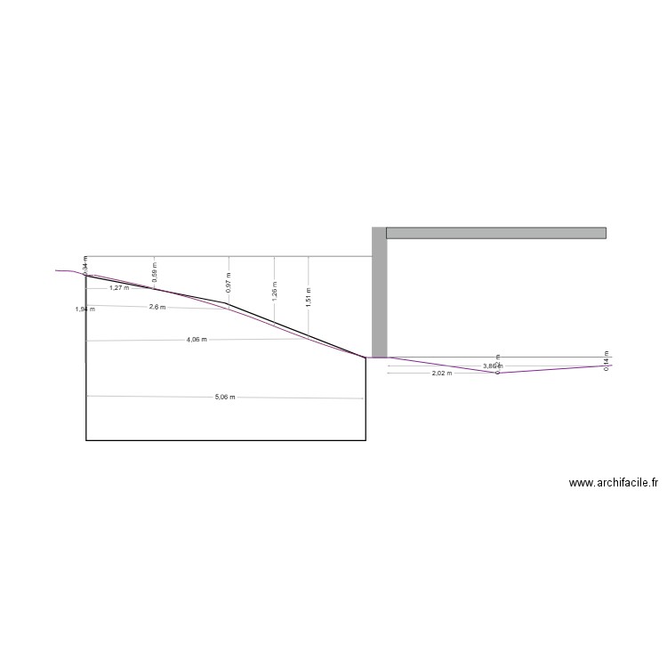 Rampe Garage. Plan de 0 pièce et 0 m2