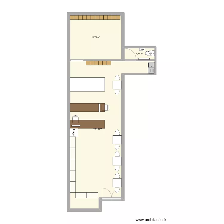 KWELAFE Victor le Vigoureux. Plan de 