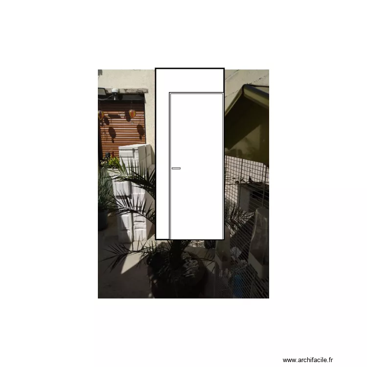 SAS PORTE INTERIEUR. Plan de 
