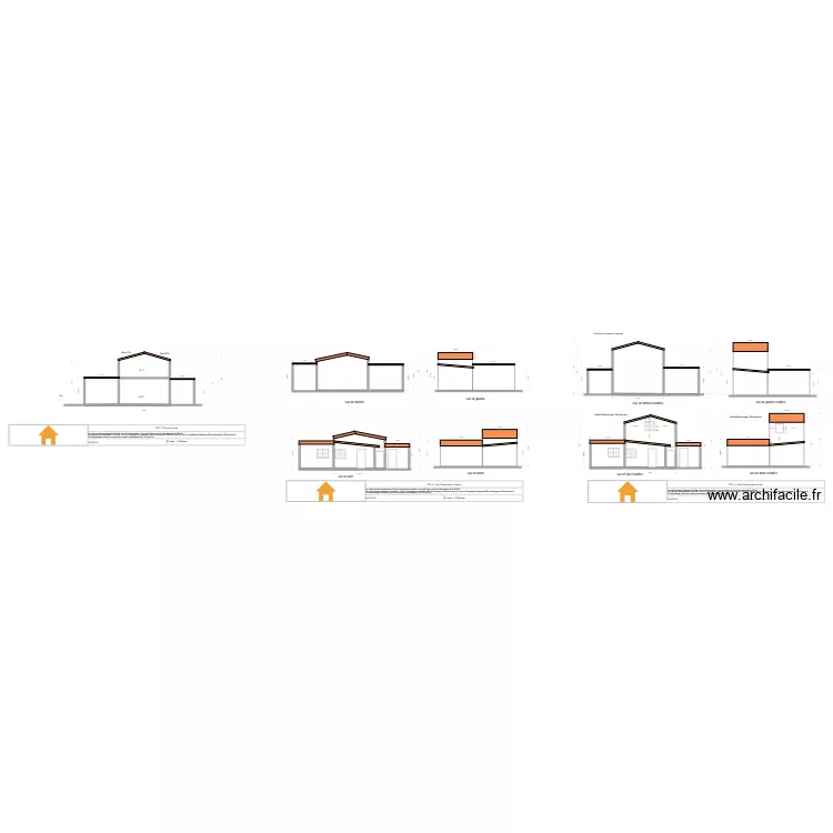 Plan maison vallon 8. Plan de 1  et 17 m²