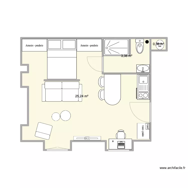 AL DARBEFEUILLE V5. Plan de 