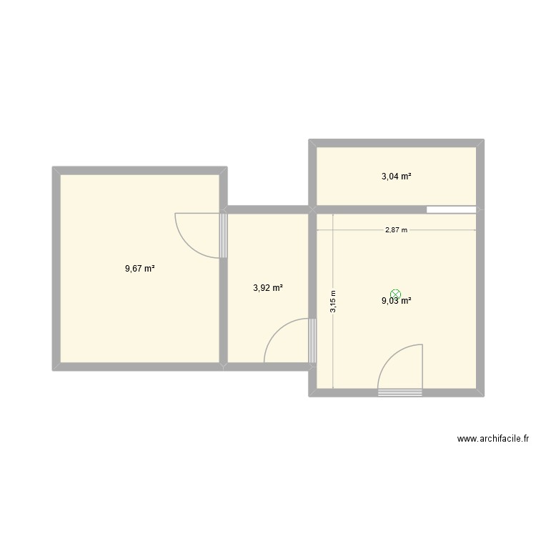 PAWNBRAKERS (union street à coté du Gourmet deli). Plan de 4 pièces et 26 m2
